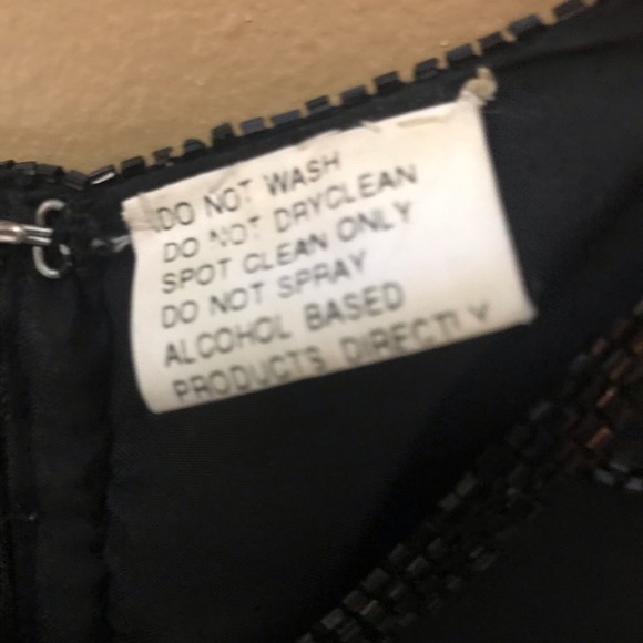 Ste’ney plus size vintage black long sleeve sequin beaded vintage blouse 1X - Picture 8 of 10